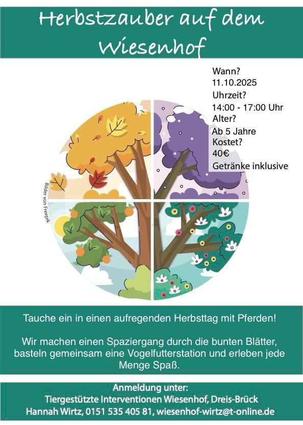 Herbstzauber auf dem Wiesenhof